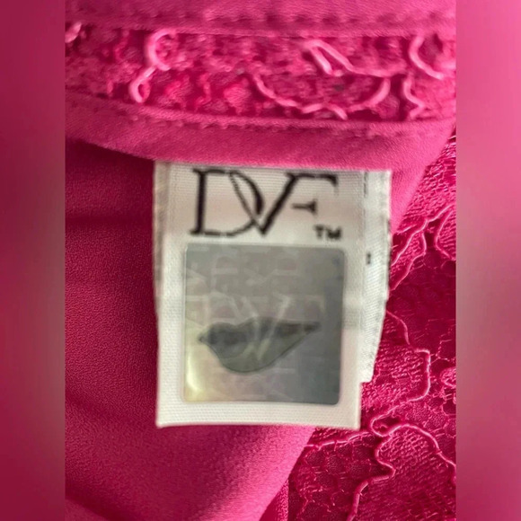 Diane Von Furstenberg Walker Deep
Carnation Pink Strapless Dress Sz Small - Picture 6 of 11